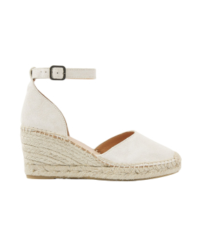 Via Vai Flora Braid Sleehakken Beige 58122-1