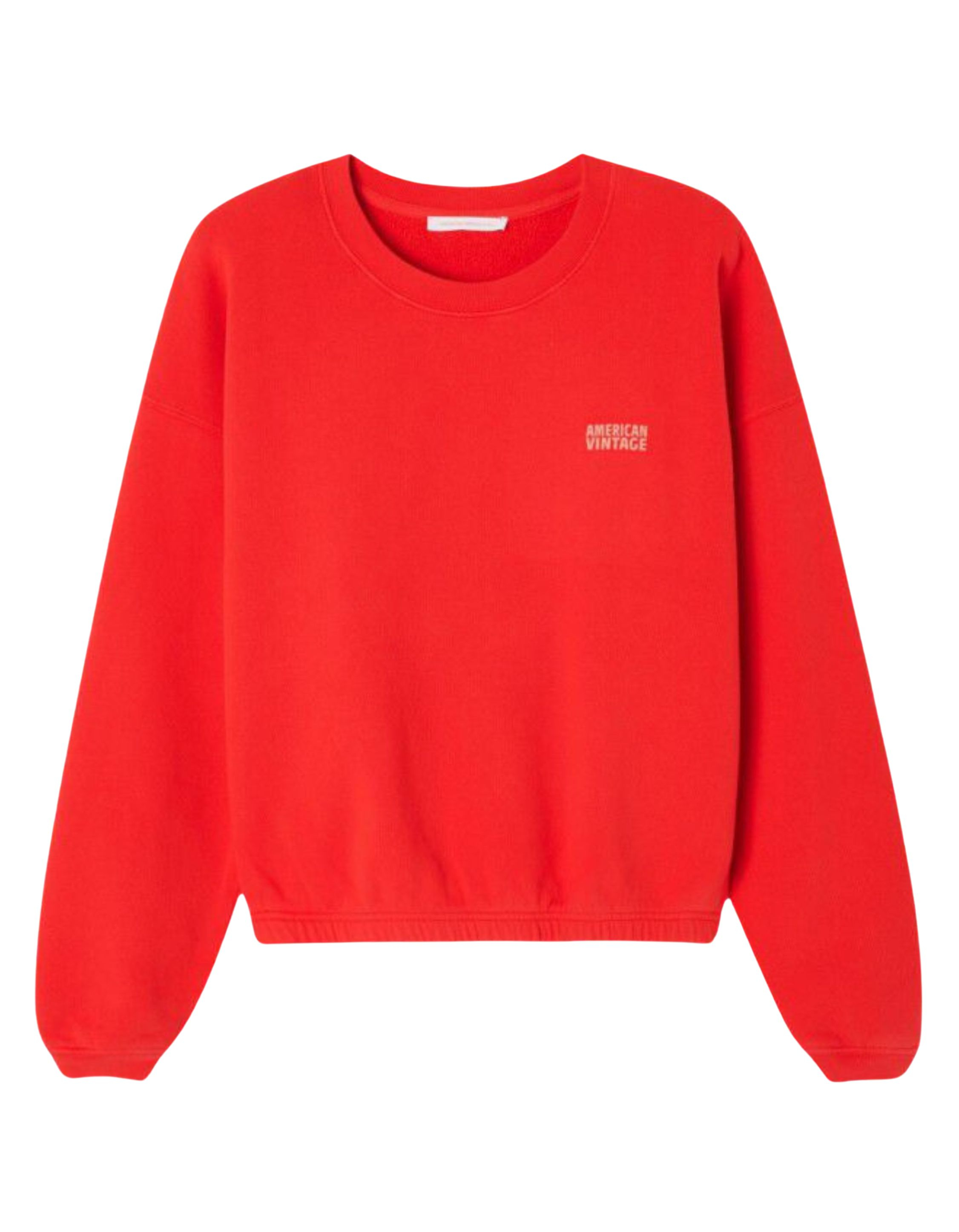 American Vintage Izubird Sweaters Rood Izu03ae25