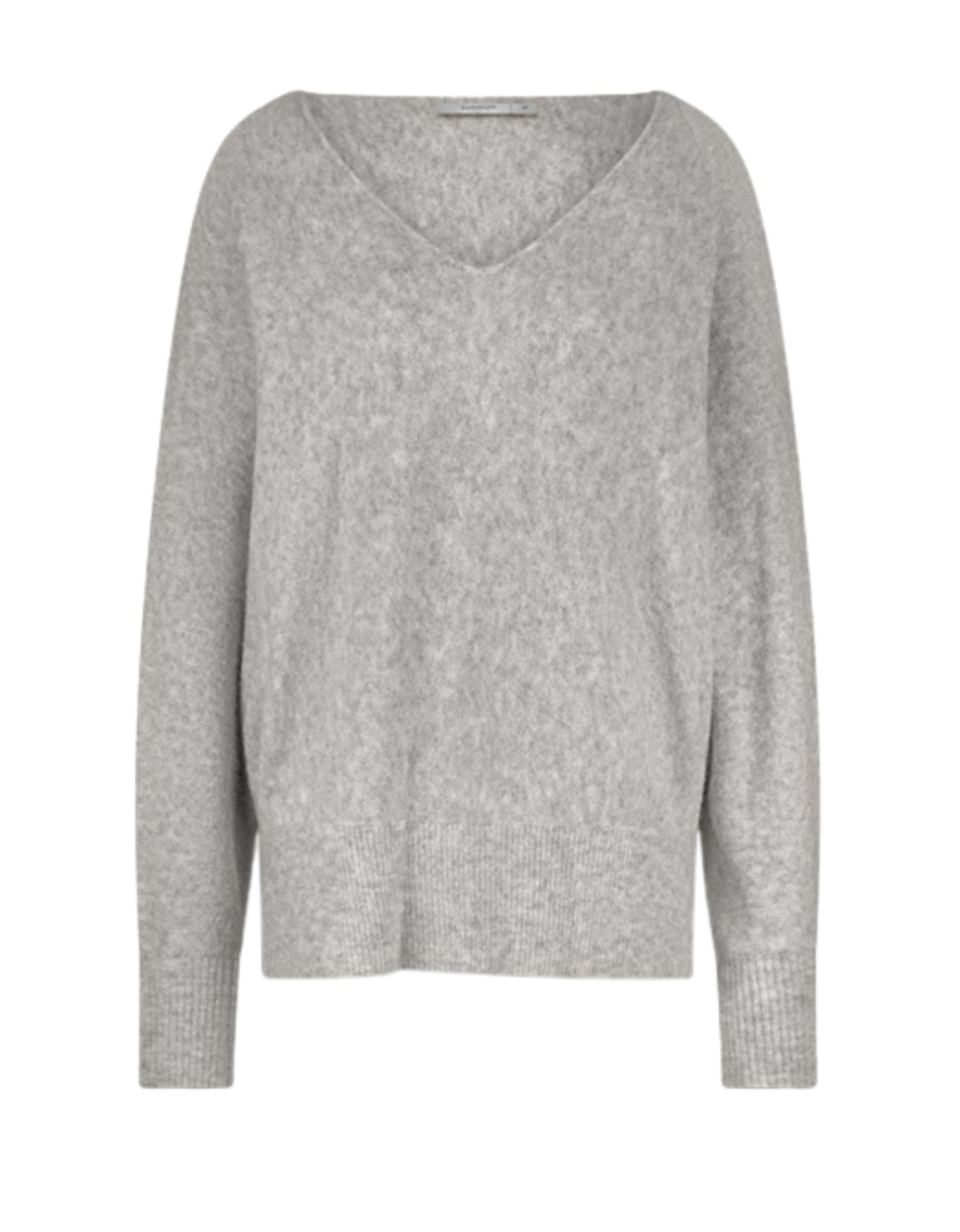 summum oversized wolmix sweater lichtgrijs - stijlvol en comfortabel