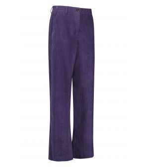 Libby corduroy pantalons paars