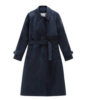 Summer trench trenchcoats donkerblauw