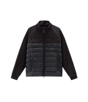 Soft shell hybrid jackets zwart