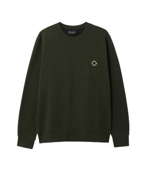 Back logo sweaters groen