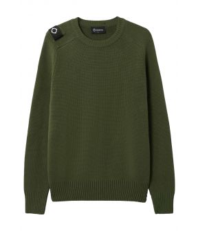 Milano crew knit truien groen