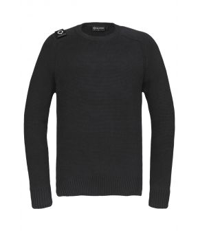 Milano crew knit truien zwart