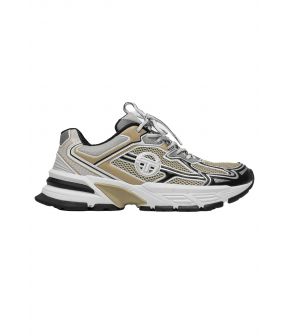 Y2k runner sneakers beige