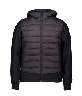 Hybrid softshell jackets zwart