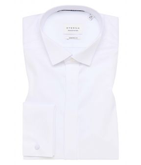 Modern fit cover lange mouw overhemden wit