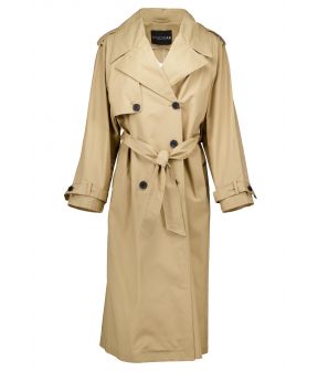 Mexia cotton twill trenchcoats beige
