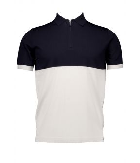 Zip ss polos donkerblauw