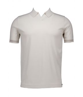 No Buttons Ss Polos Off White K9118-1260