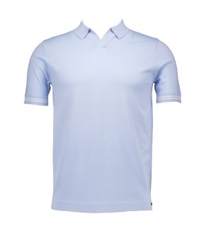 No Buttons Ss Polos Lichtblauw K9118-1260