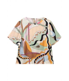 Mmevie ss pictus blouses multicolor