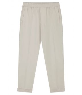 Slim Cotton Pantalons Lichtgrijs M160402