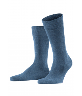 Family hoge sokken lichtblauw