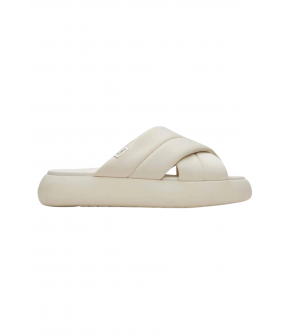 Alpargata mallow crossover slippers beige