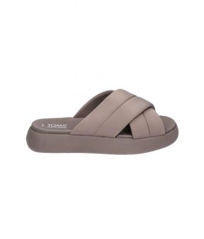 Alpargata mallow crossover slippers taupe