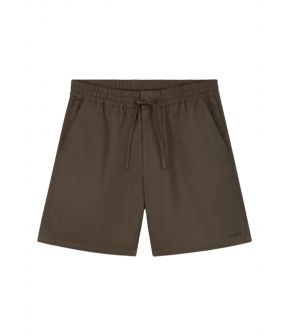 Elasticated Cotton Shorts Bruin M170401