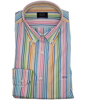 Lange Mouw Overhemden Multicolor 22413232 001