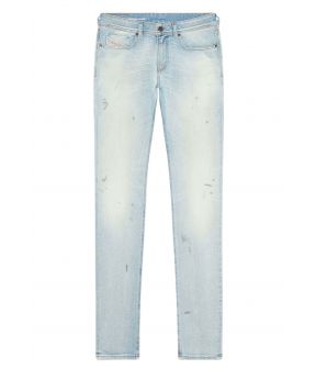 Sleenker jeans blauw