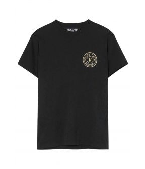 V-emblem t-shirts zwart
