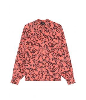 Two colour blouses koraal
