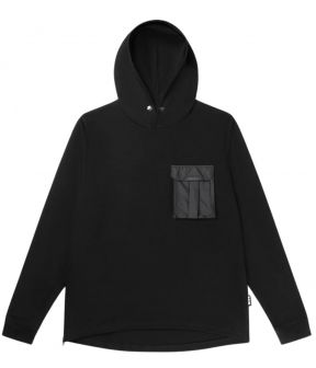 Q-cargo hoodies zwart