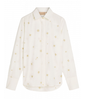 Drew blouses off white