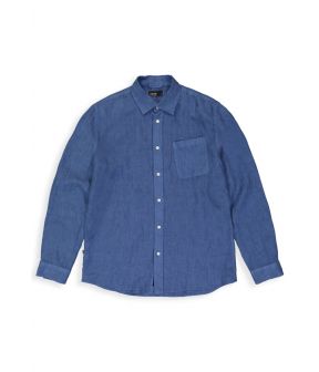 Rob Lange Mouw Overhemden Blauw M2414006