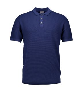 Buttons structure ss polos blauw