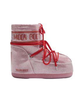 Icon low glitter boots roze