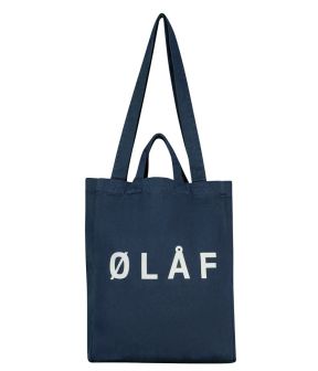 Tote bag shoppers donkerblauw