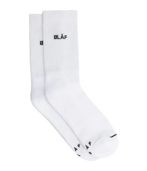 Mini logo sokken wit