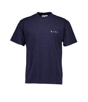 Face tee t-shirts donkerblauw