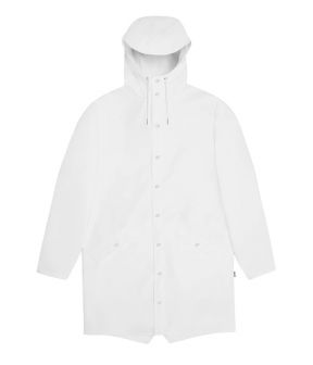Long jacket w3 regenjas wit