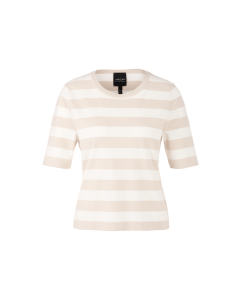 Marccain Femininer Sweater T-shirts Beige Ya 41.09 M12
