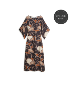 Summum Dress All Over Twill Satin  Bruin 5s1642-12387