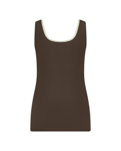 Nukus Juba Singlet  Donkerbruin Nks06001