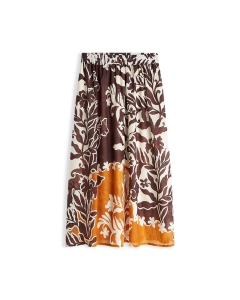 Summum Skirt Border Print Double  Multicolor 6s1359-12453