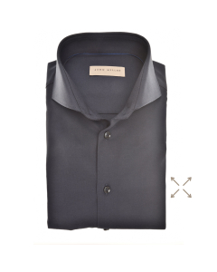 John Miller Overhemd Slim Fit  Donkerblauw 5346517