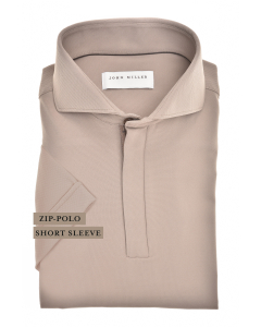 John Miller Polo Shirt Slim Fit P  Bruin 5142677