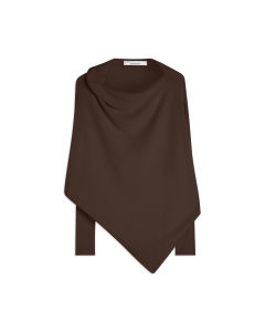 Summum Sweater Viscose Blend Knit Sweaters Donkerbruin 7s7965-70054