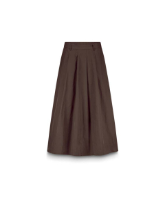 Summum Skirt Taft Light Rokken Donkerbruin 6s1348-12259