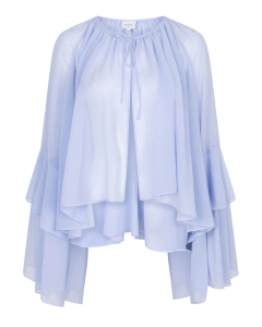 Dante 6 Baltimore Volant Romantic Blouse Blouses Lichtblauw 252121