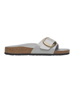 Birkenstock Madrid Big Buckle Slippers Lichtgrijs 1029534