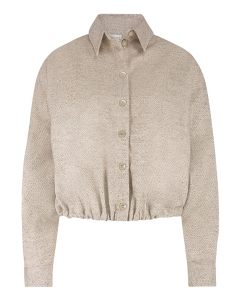 Nukus Lara Blouse Strass Blouses Zand Nkf02047