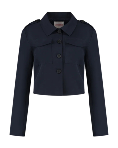 Studio Amaya 254-9 Jackets Donkerblauw Snow