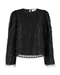 Studio Amaya 254-16 Blouses Zwart Velvet