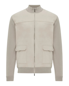 Gentiluomo Jacket Zip Ls Jackets Beige K4173-263