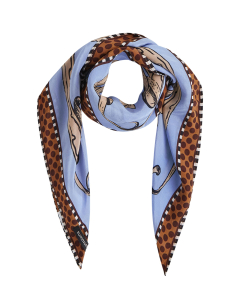 Summum Scarf Satin Small Sjaals Lichtblauw 8s1077-8608